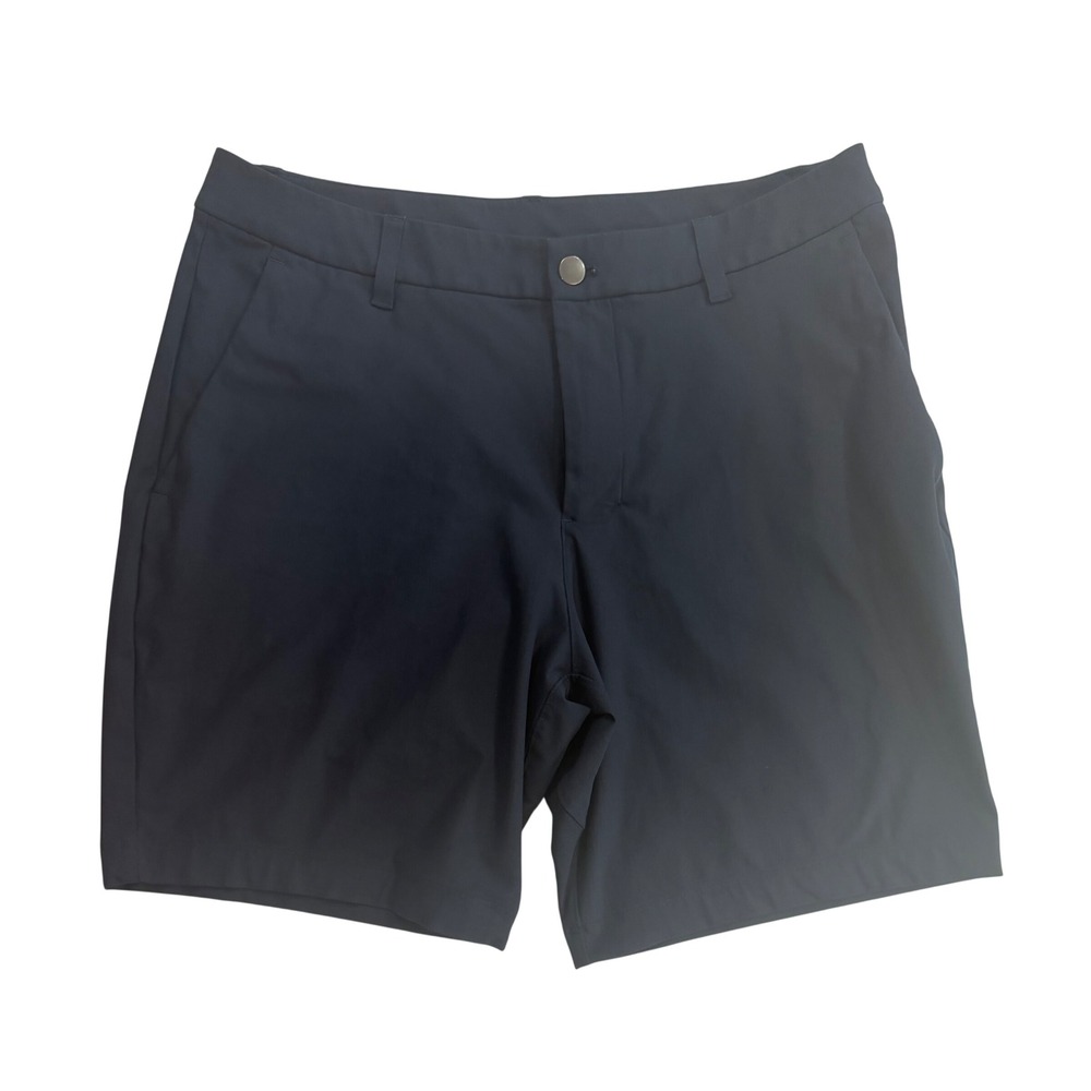 Lululemon Mens Commission Short 9 Warpstreme Navy Blue Size 33 LM7BMIS